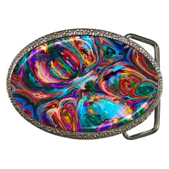 Seamless Abstract Colorful Tile Belt Buckles by HermanTelo