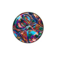 Seamless Abstract Colorful Tile Hat Clip Ball Marker