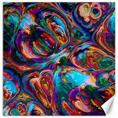 Seamless Abstract Colorful Tile Canvas 12  X 12 