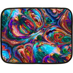 Seamless Abstract Colorful Tile Fleece Blanket (mini)