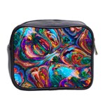 Seamless Abstract Colorful Tile Mini Toiletries Bag (Two Sides) Back