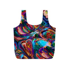 Seamless Abstract Colorful Tile Full Print Recycle Bag (s) by HermanTelo