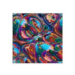 Seamless Abstract Colorful Tile Satin Bandana Scarf