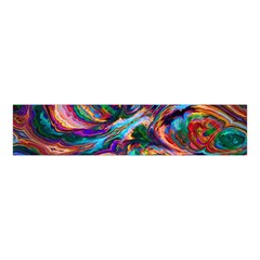 Seamless Abstract Colorful Tile Velvet Scrunchie