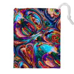 Seamless Abstract Colorful Tile Drawstring Pouch (4xl)