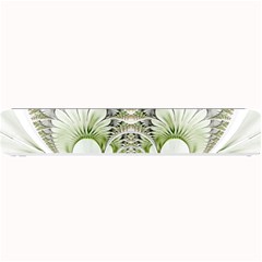 Fractal Delicate White Background Small Bar Mats