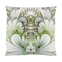 Fractal Delicate White Background Standard Cushion Case (two Sides)