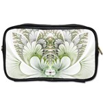 Fractal Delicate White Background Toiletries Bag (One Side) Front