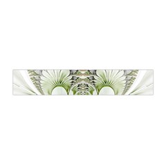 Fractal Delicate White Background Flano Scarf (mini)