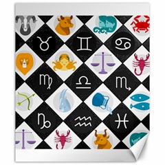 Zodiac Astrology Horoscope Canvas 20  X 24  by HermanTelo