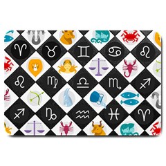 Zodiac Astrology Horoscope Large Doormat 