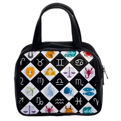 Zodiac Astrology Horoscope Classic Handbag (two Sides)