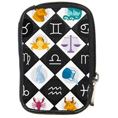 Zodiac Astrology Horoscope Compact Camera Leather Case