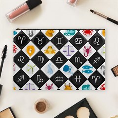 Zodiac Astrology Horoscope Cosmetic Bag (large)