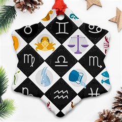 Zodiac Astrology Horoscope Ornament (snowflake) by HermanTelo