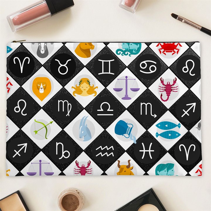 Zodiac Astrology Horoscope Cosmetic Bag (XXL)