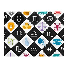 Zodiac Astrology Horoscope Double Sided Flano Blanket (mini) 