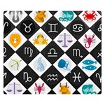 Zodiac Astrology Horoscope Double Sided Flano Blanket (Small)  50 x40  Blanket Front