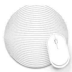 Pattern Background Monochrome Round Mousepads