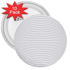 Pattern Background Monochrome 3  Buttons (10 pack) 