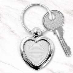 Pattern Background Monochrome Key Chain (Heart)