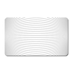 Pattern Background Monochrome Magnet (Rectangular)