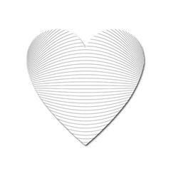 Pattern Background Monochrome Heart Magnet