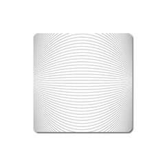 Pattern Background Monochrome Square Magnet