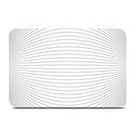 Pattern Background Monochrome Plate Mats 18 x12  Plate Mat