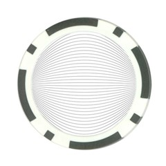 Pattern Background Monochrome Poker Chip Card Guard