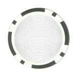 Pattern Background Monochrome Poker Chip Card Guard Back