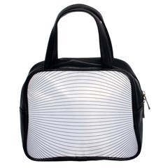 Pattern Background Monochrome Classic Handbag (Two Sides)