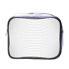 Pattern Background Monochrome Mini Toiletries Bag (One Side)