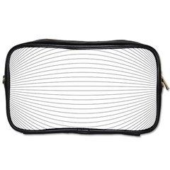 Pattern Background Monochrome Toiletries Bag (One Side)