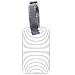 Pattern Background Monochrome Luggage Tag (two sides)