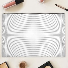 Pattern Background Monochrome Cosmetic Bag (XXL)