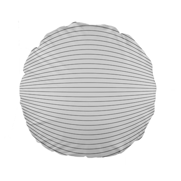 Pattern Background Monochrome Standard 15  Premium Round Cushions