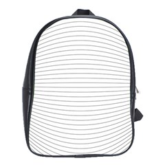 Pattern Background Monochrome School Bag (XL)