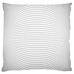 Pattern Background Monochrome Large Flano Cushion Case (One Side)