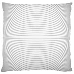 Pattern Background Monochrome Large Flano Cushion Case (Two Sides) Front