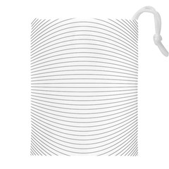 Pattern Background Monochrome Drawstring Pouch (4XL)