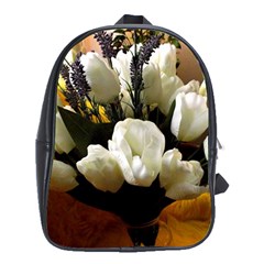 Tulips 1 3 School Bag (xl) by bestdesignintheworld