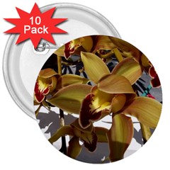 Orchids  1 1 3  Buttons (10 Pack)  by bestdesignintheworld