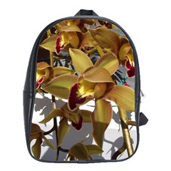 Orchids  1 1 School Bag (xl) by bestdesignintheworld