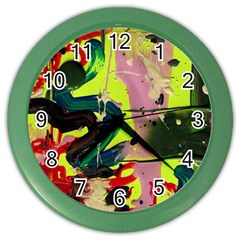 Deep Soul 1 1 Color Wall Clock by bestdesignintheworld