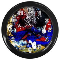 Holidays 1 1 Wall Clock (black) by bestdesignintheworld