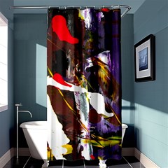 Wildfire 1 1 Shower Curtain 36  X 72  (stall)  by bestdesignintheworld