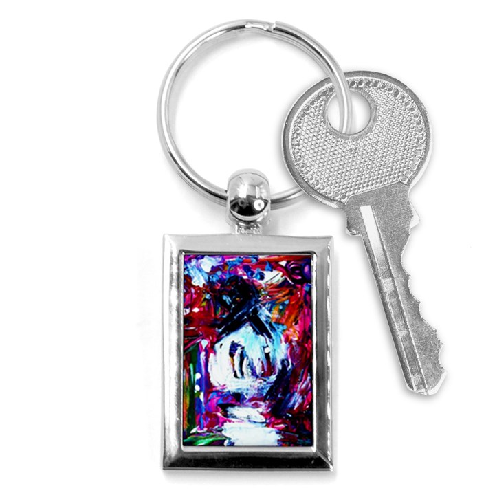 Funny House 1 1 Key Chain (Rectangle)