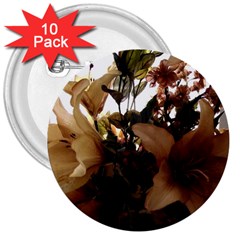 Lilies 1 1 3  Buttons (10 Pack)  by bestdesignintheworld