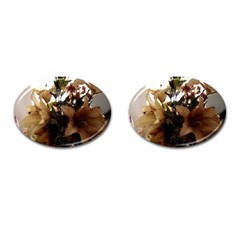 Lilies 1 1 Cufflinks (oval) by bestdesignintheworld